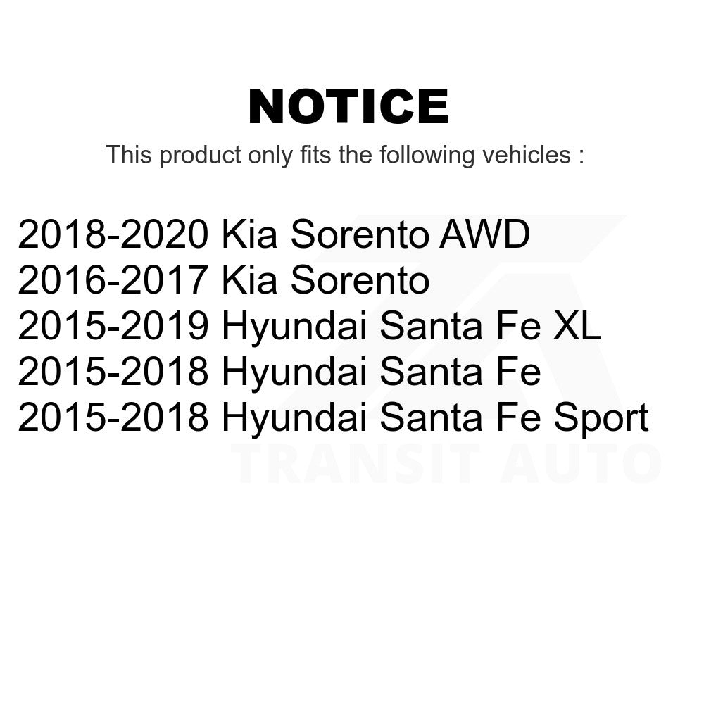 Wheel Bearing Hub Assembly 70-KH2710 For Kia Sorento Hyundai Santa Fe Sport XL