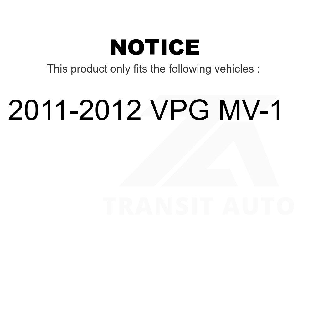 Wheel Bearing Hub Assembly 70-KH4510 For 2011-2012 VPG MV-1