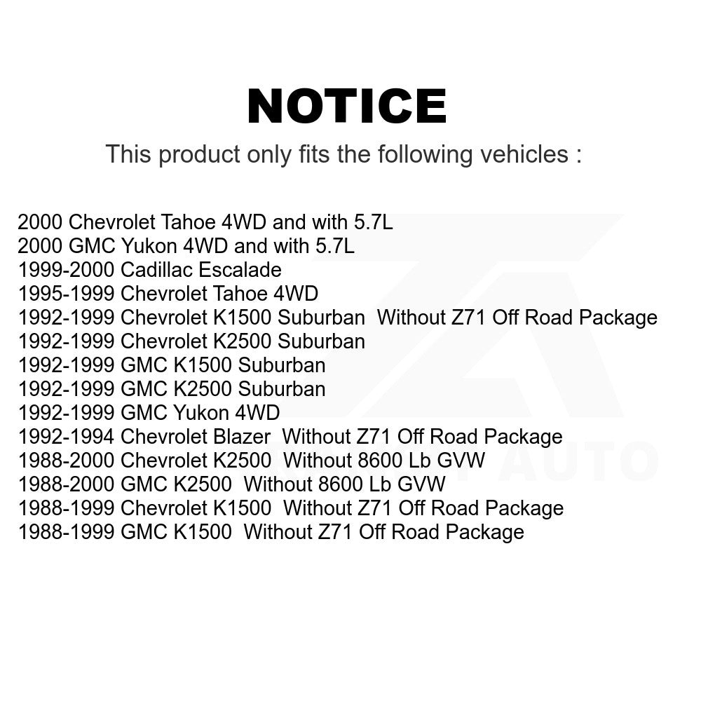 Front Shock Absorber 78-37130 For Chevrolet K1500 GMC Tahoe K2500 Suburban Yukon