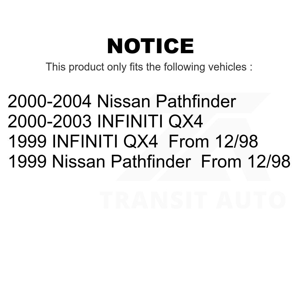 Rear Shock Absorber 78-37204 For Nissan Pathfinder INFINITI QX4