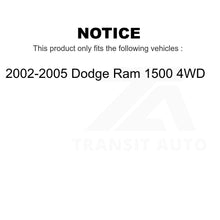 Charger l&#39;image dans la galerie, Front Shock Absorber 78-37208 For 2002-2005 Dodge Ram 1500 4WD