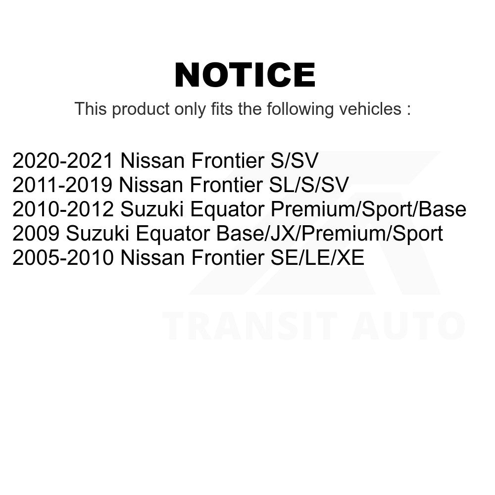 Rear Shock Absorber 78-37273 For Nissan Frontier Suzuki Equator