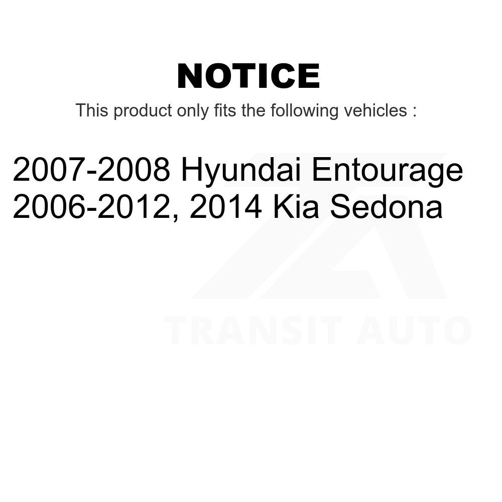 Rear Shock Absorber 78-37307 For Kia Sedona Hyundai Entourage