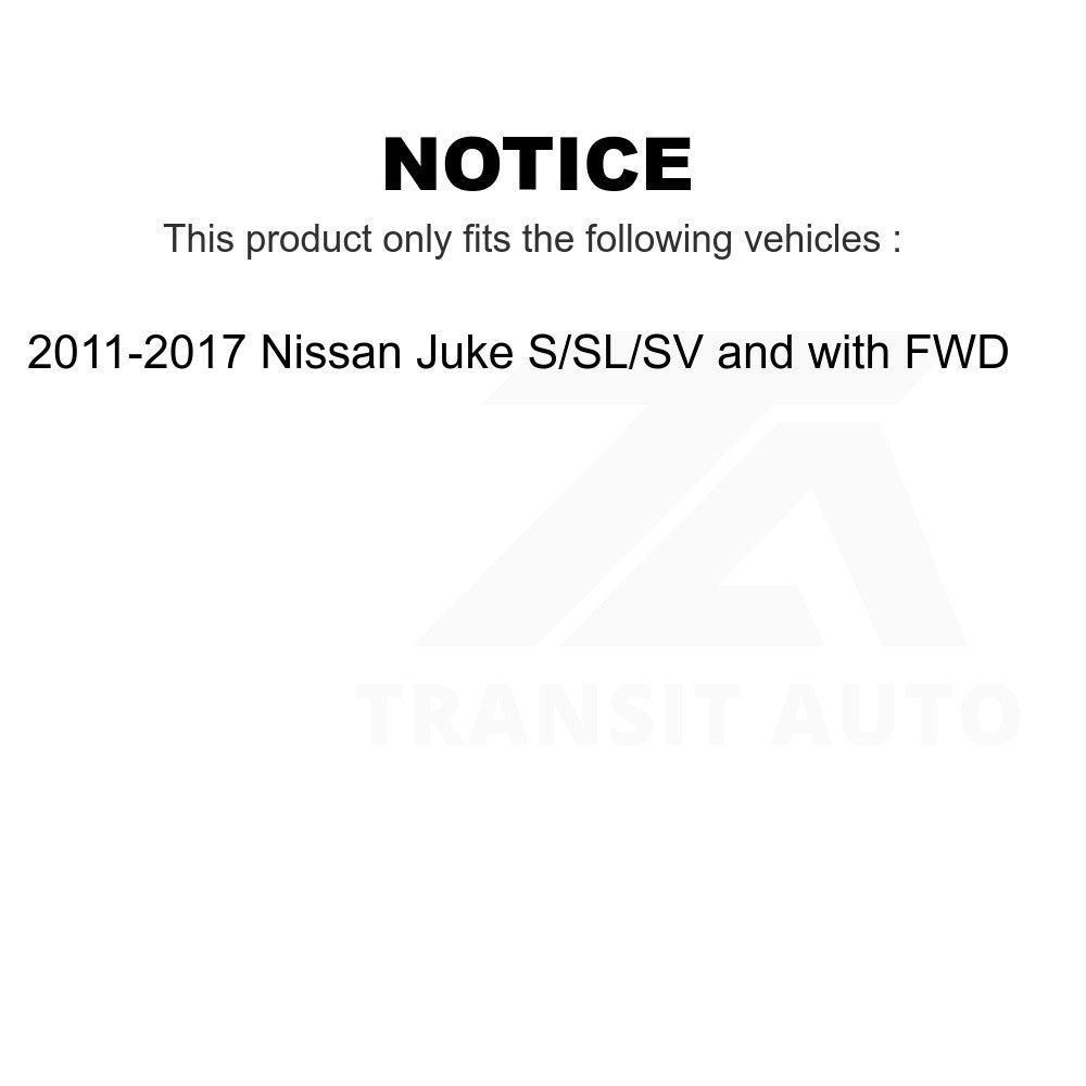 Rear Shock Absorber 78-37352 For 2011-2017 Nissan Juke S SL SV with FWD