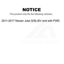 Charger l&#39;image dans la galerie, Rear Shock Absorber 78-37352 For 2011-2017 Nissan Juke S SL SV with FWD