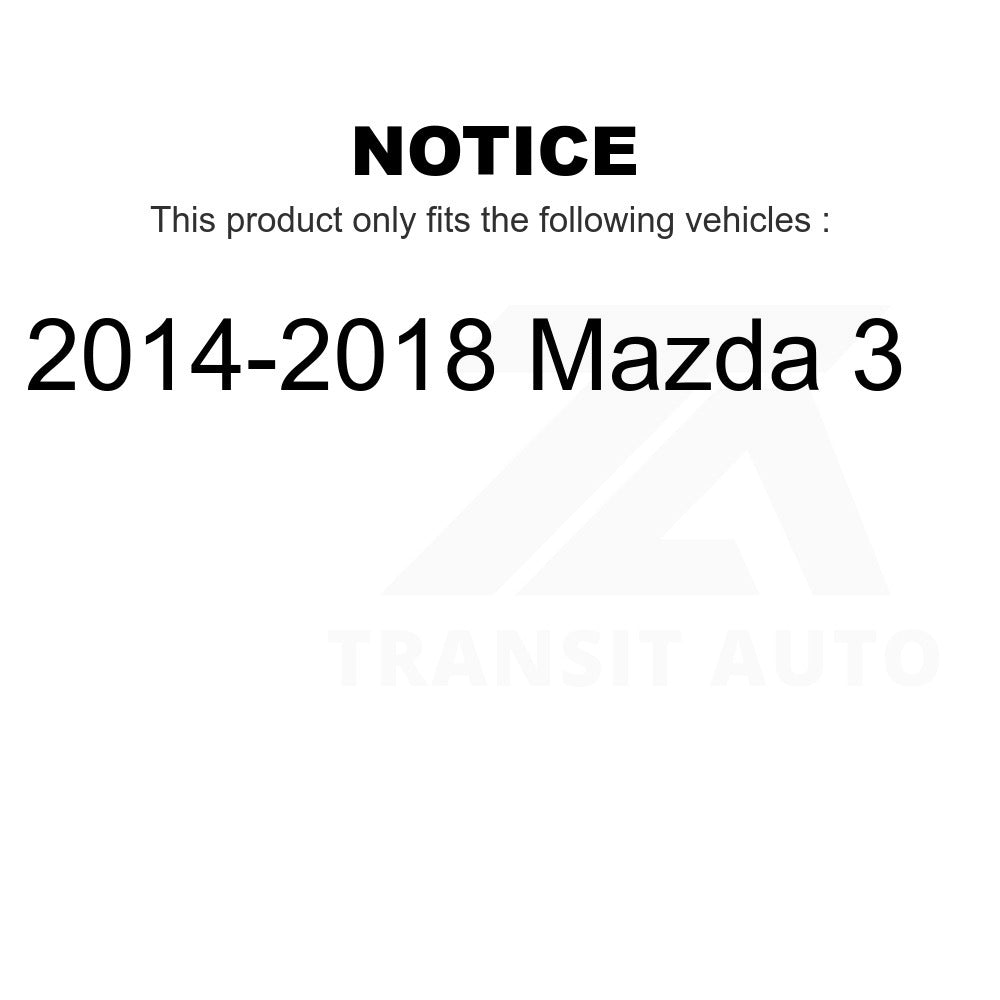 Rear Shock Absorber 78-5540 For 2014-2018 Mazda 3