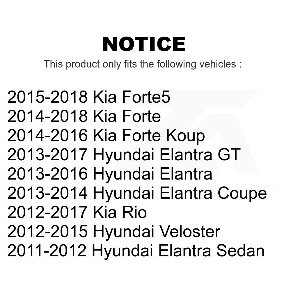 Rear Shock Absorber 78-5671 For Hyundai Elantra Kia Forte Rio Veloster GT Forte5