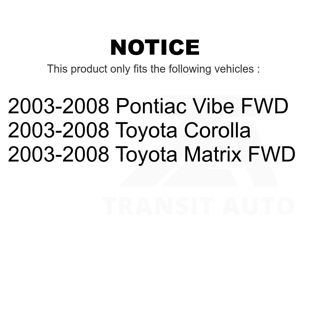 Rear Suspension Strut 78-71373 For 2003-2008 Toyota Corolla Matrix Pontiac Vibe