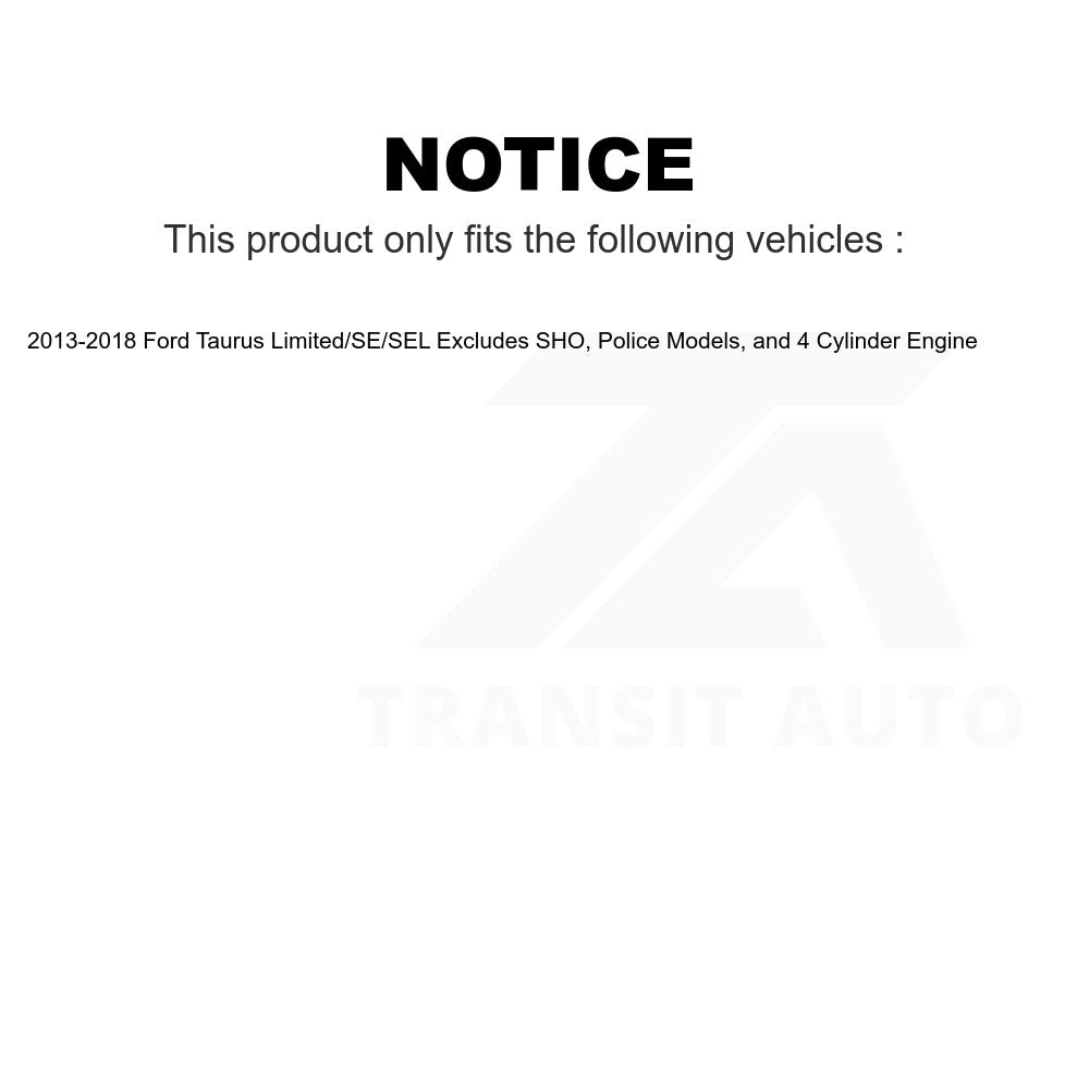 Ensemble de ressort hélicoïdal de contrefiche de suspension avant gauche 78A-11547 pour Ford Taurus 