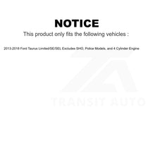 Charger l&#39;image dans la galerie, Ensemble de ressort hélicoïdal de contrefiche de suspension avant gauche 78A-11547 pour Ford Taurus 