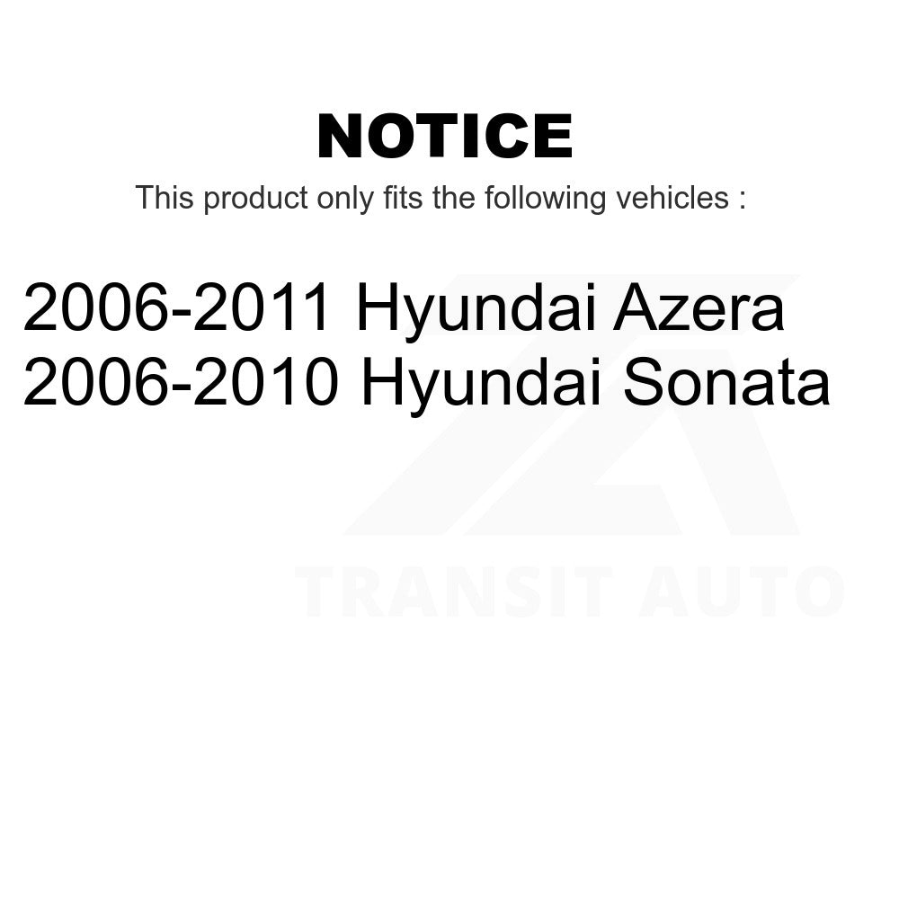 Ensemble de ressorts hélicoïdaux de contrefiche de suspension avant 78A-11560 pour Hyundai Sonata Azera 