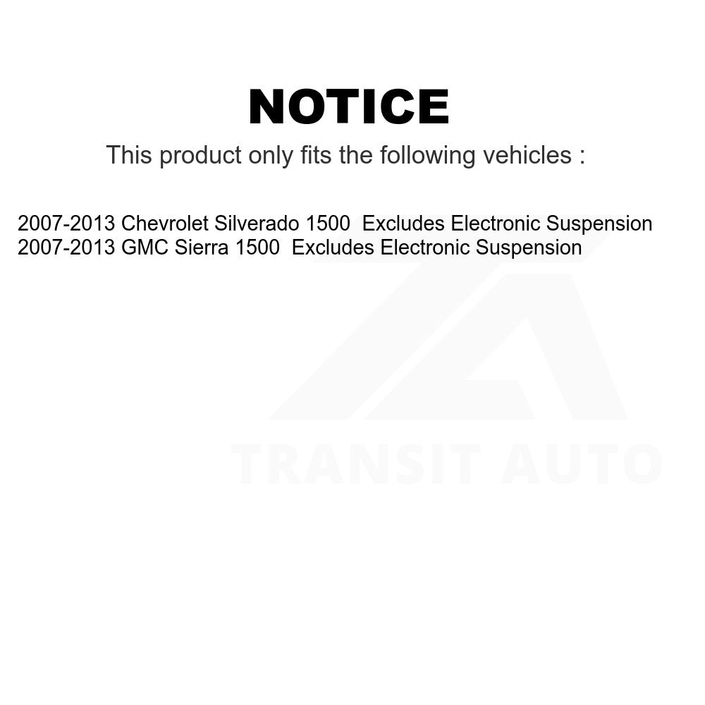 Assemblée 78A-11580 de ressort hélicoïdal de contrefiche de suspension avant pour Chevrolet Silverado 