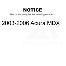 Charger l&#39;image dans la galerie, Ensemble de ressort hélicoïdal de contrefiche de suspension avant gauche 78A-11583 pour Acura MDX 03-06 