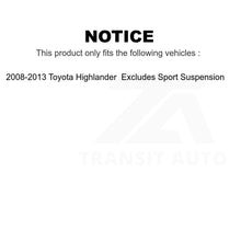 Charger l&#39;image dans la galerie, Front Left Suspension Strut Coil Spring Assembly 78A-11617 For Toyota Highlander