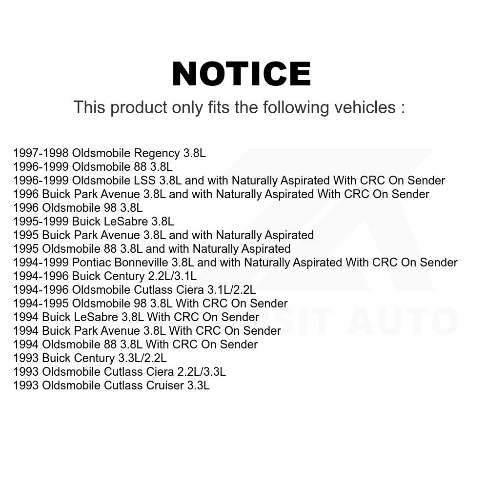 Electric Fuel Pump AGY-00210065 For Buick LeSabre Oldsmobile 88 Cutlass Ciera 98