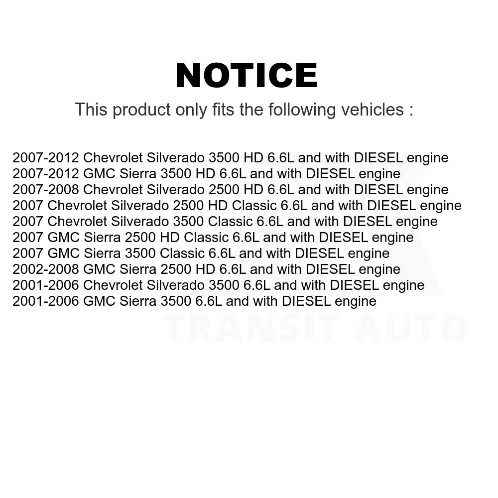 Electric Fuel Pump AGY-00210071 For Chevrolet GMC Sierra 2500 HD Silverado 3500