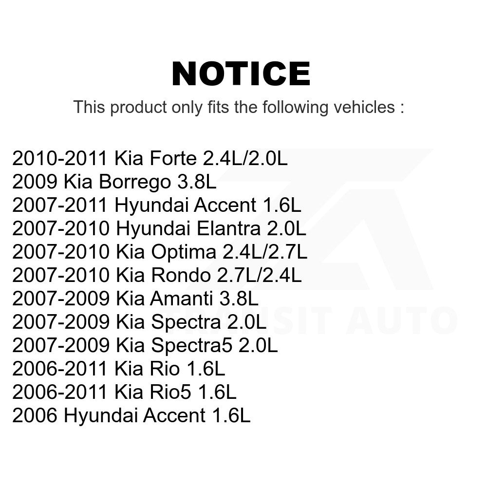Electric Fuel Pump AGY-00210222 For Kia Hyundai Elantra Accent Spectra Optima