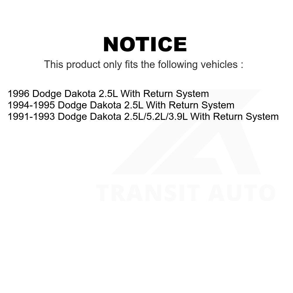 Fuel Pump Module Assembly AGY-00310351 For Dodge Dakota With Return System