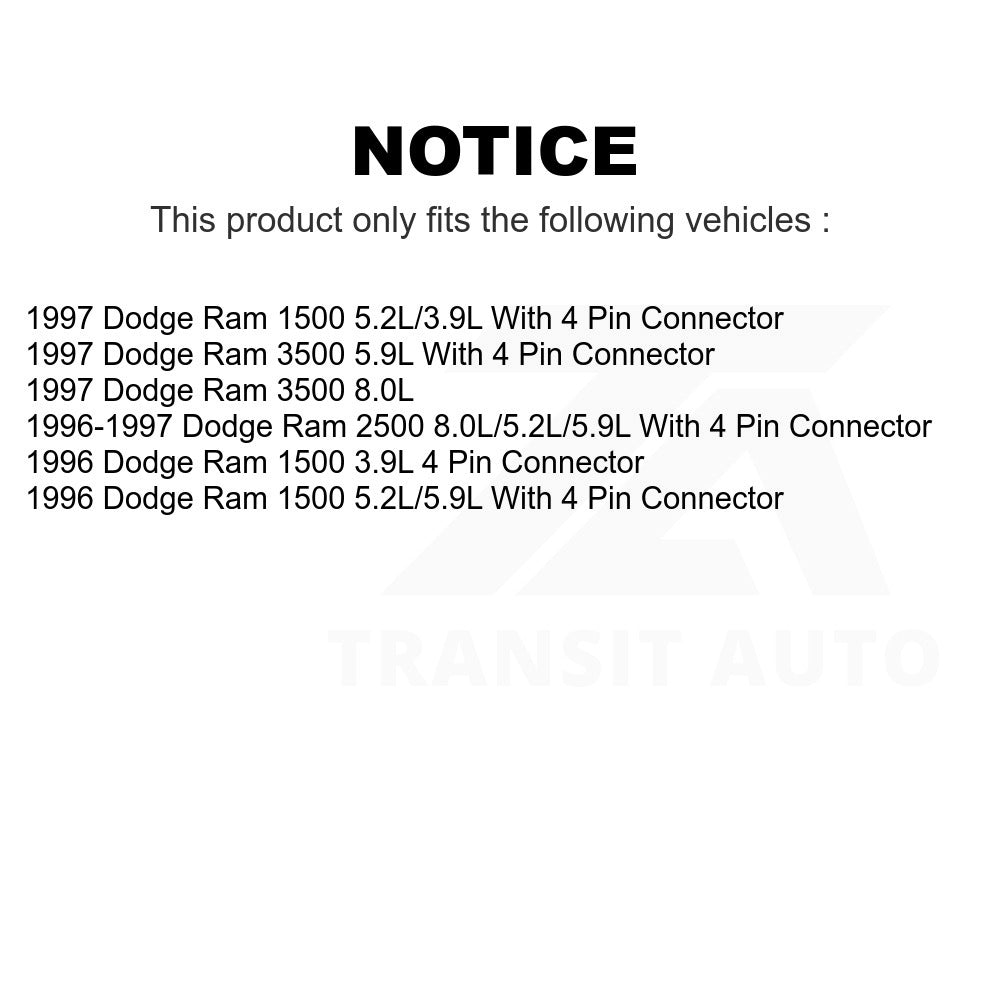 Fuel Pump Module Assembly AGY-00310371 For Dodge Ram 1500 2500 3500