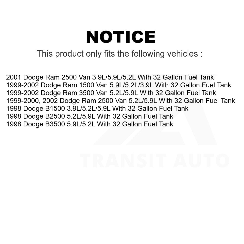 Fuel Pump Module Assembly AGY-00310390 For Dodge Ram 1500 Van 3500 2500 B1500