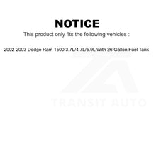 Load image into Gallery viewer, Fuel Pump Module Assembly AGY-00310404 For 02-03 Dodge Ram 1500 3.7L/4.7L/5.9L