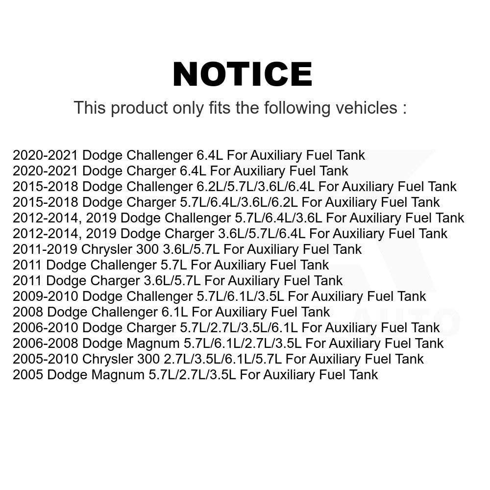 Ensemble de Module de pompe à carburant droit AGY-00310525 pour Dodge Charger Chrysler 300 