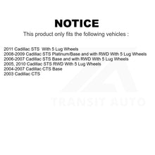 Load image into Gallery viewer, Front Wheel Bearing And Hub Assembly Pair For Cadillac CTS STS