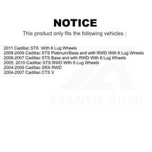 Load image into Gallery viewer, Front Wheel Bearing And Hub Assembly Pair For Cadillac CTS SRX STS