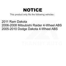 Load image into Gallery viewer, Front Wheel Bearing And Hub Assembly Pair For Dakota Dodge Mitsubishi Raider Ram