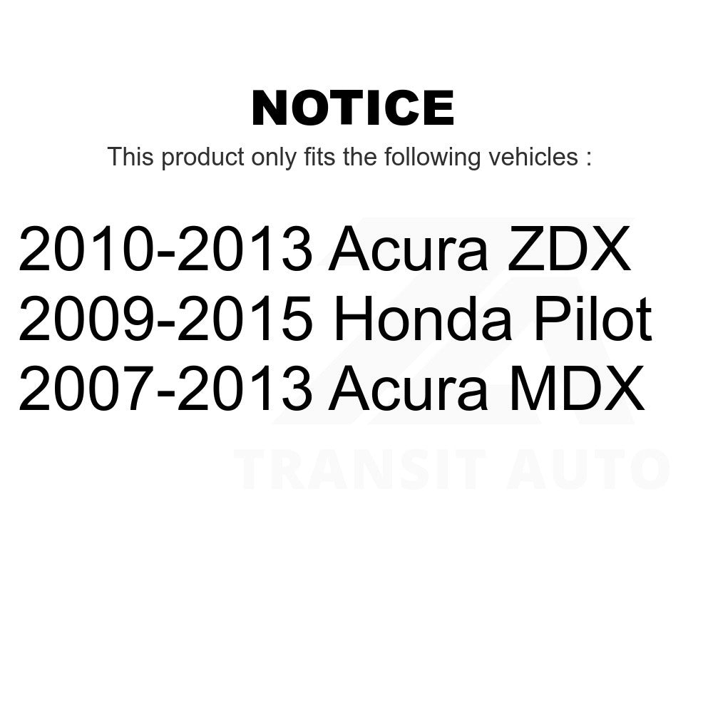 Front Wheel Bearing And Hub Assembly Pair For Honda Pilot Acura MDX ZDX