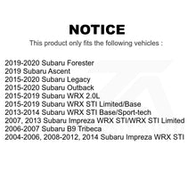 Charger l&#39;image dans la galerie, Front Wheel Bearing Hub Assembly Pair For Subaru Outback Impreza Legacy Forester