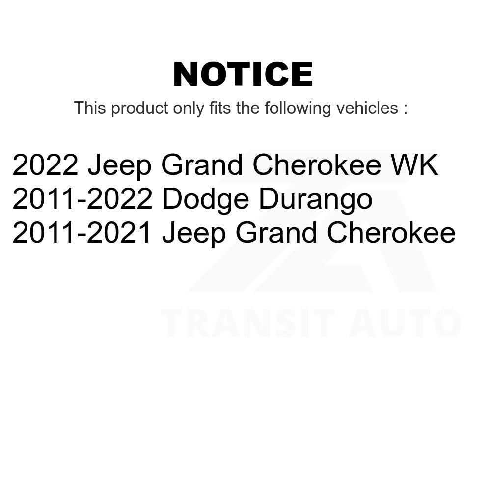 Front Wheel Bearing & Hub Assembly Pair For Jeep Grand Cherokee Dodge Durango WK