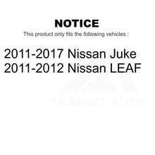 Charger l&#39;image dans la galerie, Front Wheel Bearing And Hub Assembly Pair For Nissan Juke Leaf LEAF