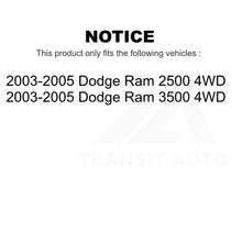 Load image into Gallery viewer, Front Wheel Bearing And Hub Assembly Pair For 2003-2005 Dodge Ram 2500 3500 4WD