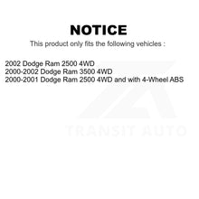 Load image into Gallery viewer, Front Wheel Bearing And Hub Assembly Pair For Dodge Ram 2500 3500