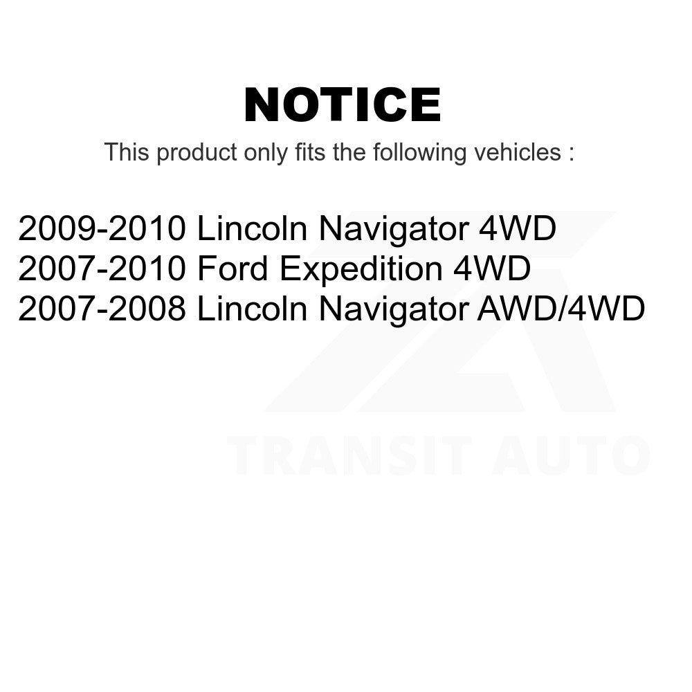 Front Wheel Bearing And Hub Assembly Pair For Ford Expedition Lincoln Navigator