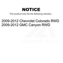 Load image into Gallery viewer, Front Wheel Bearing And Hub Assembly Pair For Chevrolet Colorado GMC Canyon RWD