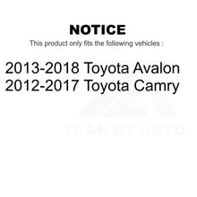 Charger l&#39;image dans la galerie, Rear Wheel Bearing And Hub Assembly Kit For Toyota Camry Avalon