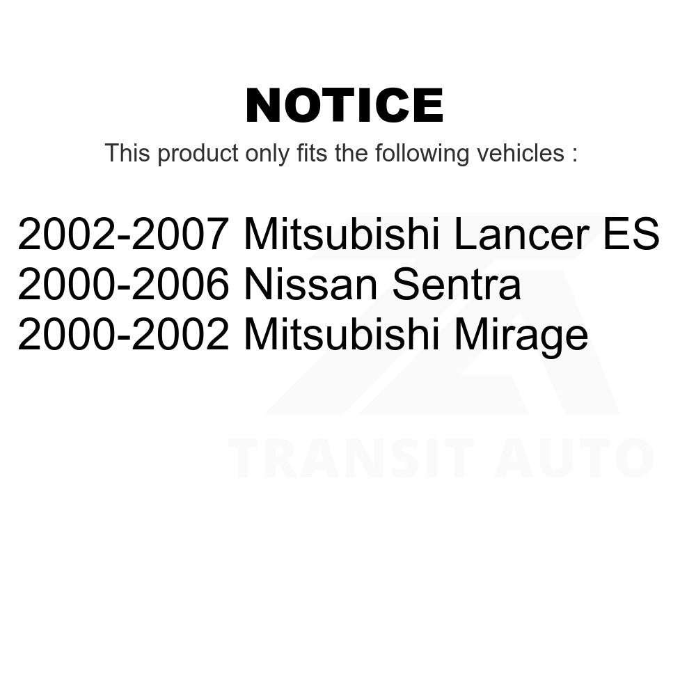 Front Wheel Bearing Pair For Nissan Sentra Mitsubishi Lancer Mirage