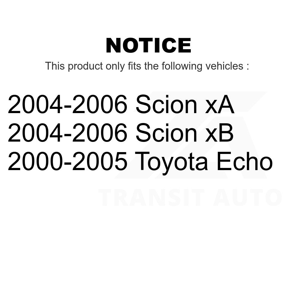 Front Wheel Bearing Pair For Scion xB Toyota Echo xA