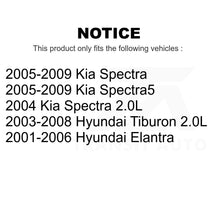 Charger l&#39;image dans la galerie, Front Wheel Bearing Pair For Hyundai Elantra Kia Spectra Tiburon Spectra5