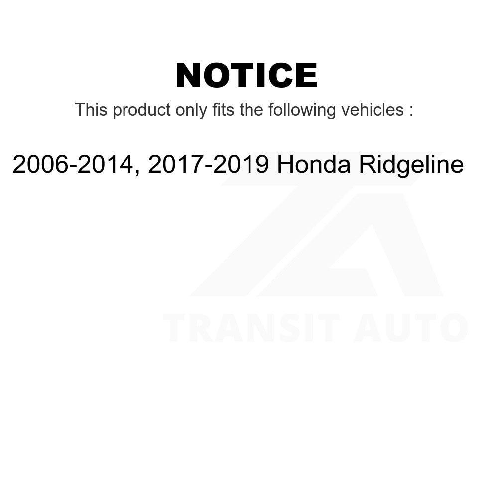 Front Wheel Bearing Pair For Honda Ridgeline