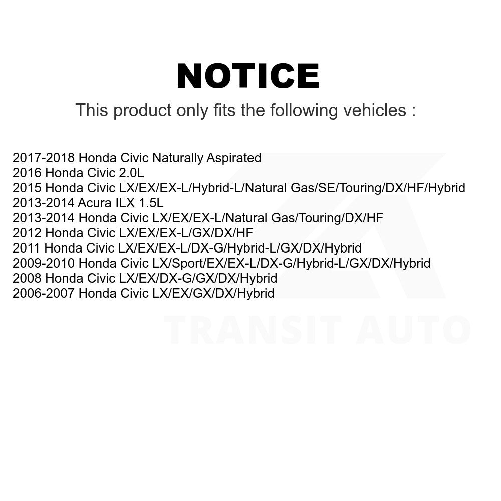 Front Wheel Bearing Pair For Honda Civic Acura ILX