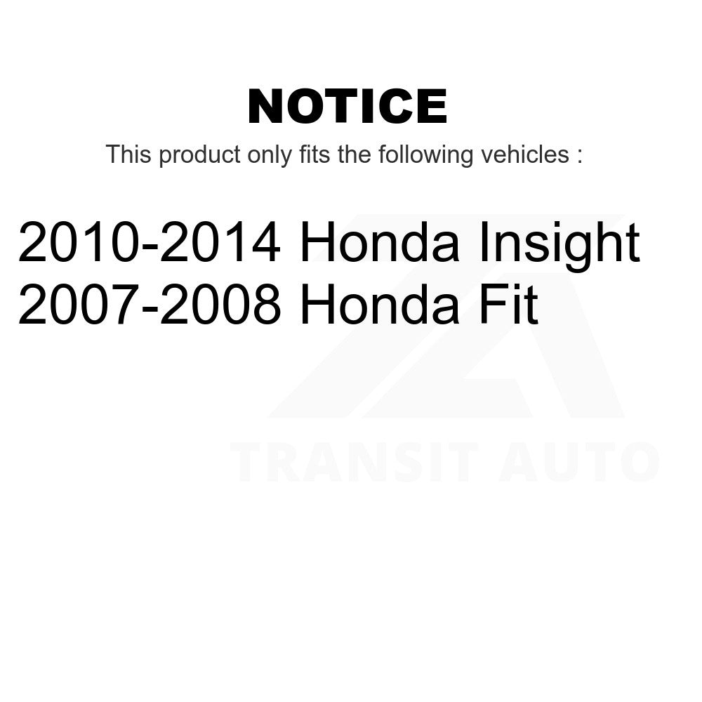 Front Wheel Bearing Pair For Honda Fit Insight