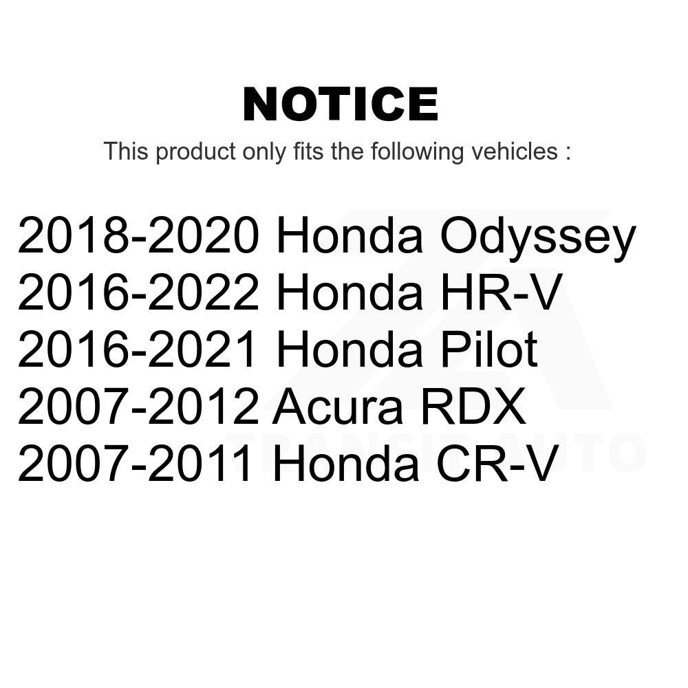 Front Wheel Bearing Pair For Honda CR-V Pilot HR-V Odyssey Acura RDX