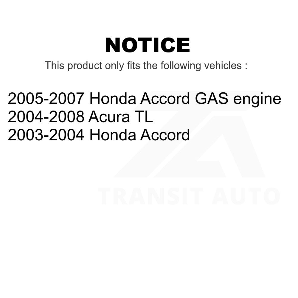 Rear Wheel Bearing And Hub Assembly Pair For Honda Accord Acura TL