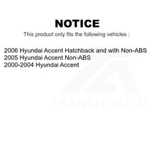 Charger l&#39;image dans la galerie, Rear Wheel Bearing And Hub Assembly Pair For Hyundai Accent