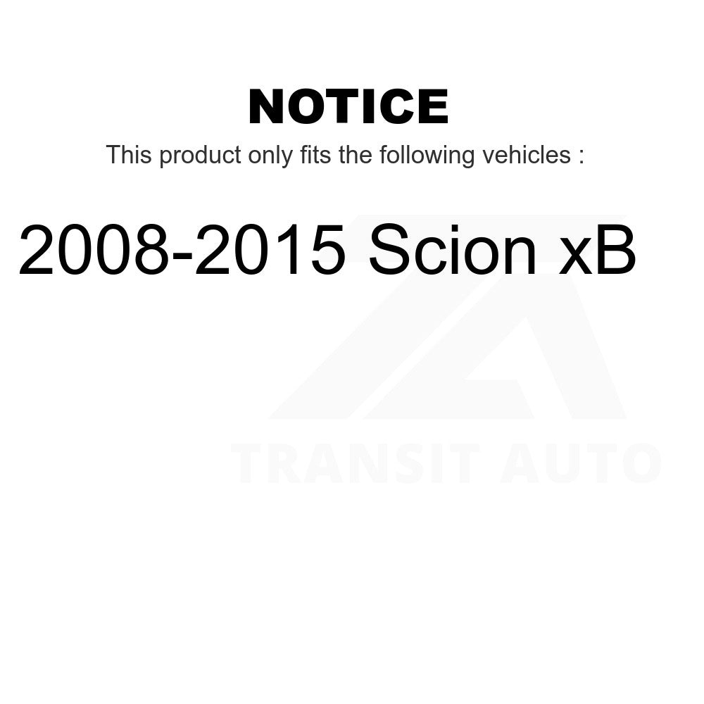 Rear Wheel Bearing And Hub Assembly Pair For 2008-2015 Scion xB