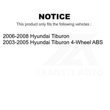 Charger l&#39;image dans la galerie, Rear Wheel Bearing And Hub Assembly Pair For Hyundai Tiburon