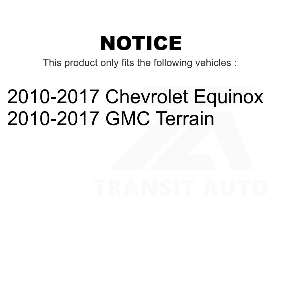 Rear Wheel Bearing Hub Assembly Pair For 2010-2017 Chevrolet Equinox GMC Terrain